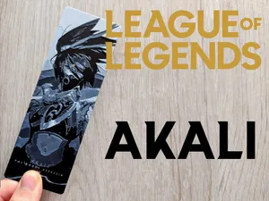 Akali Bookmark League of Legends