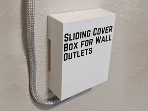 Sliding Cover Box for Wall Outlets