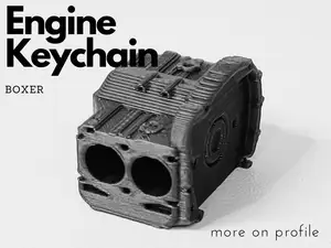 Engine Block Keychain Boxer H4