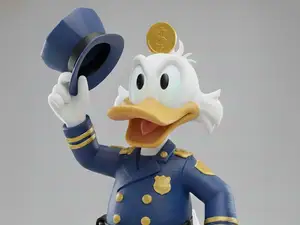 Scrooge McDuck – Police Officer 3D Figurine