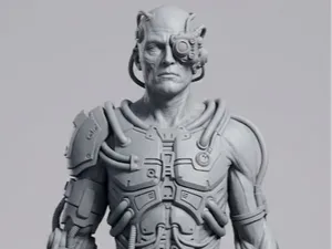Borg Drone-Star Trek Inspired Sci-Fi Miniature