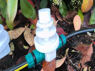 Adjustable Garden Fountain Sprinkler Gardena Hose
