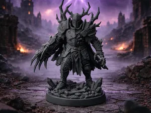 Corrupted Knight - RPG Miniature