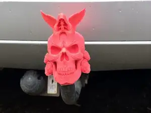 TotenKopf Anhängerkupplungs-Abdeckung