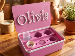 Customizable Baby Bottle & Accessory Organizer Box