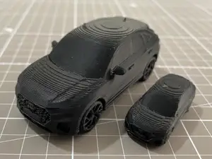 audi rsq3 in scala 1.100 e 1.50 per architettura