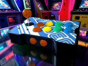 Sega Themed 10 Button Arcade Stick Case