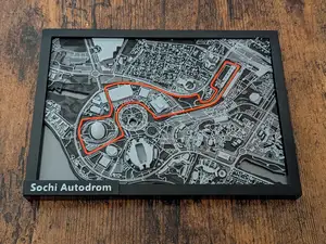 Sochi Autodrom 3D Miniature