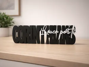 Placa Decorativa "Corinthians – Louco por ti"
