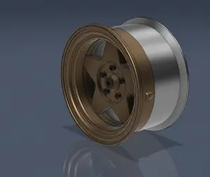 Custom rims for Sakura Datsun 240 (4-hole design)