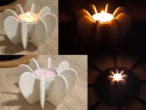Heart-Shaped Valentine Tea Light Candle Holder