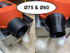 Adapter 60 & 75 mm Schlauch Vevor Standheizung