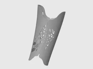 Сosmetic shell of the lower leg prosthesis
