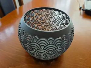 "Seigaiha" Orchid Pot
