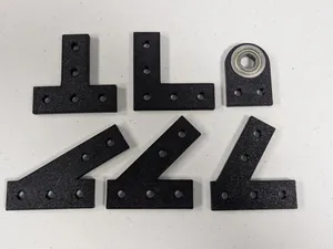 Extrusion 1010-S (inch) bracket T L 45 30 60 80/20