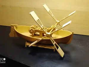 Barca a Pale di Leonardo Da Vinci