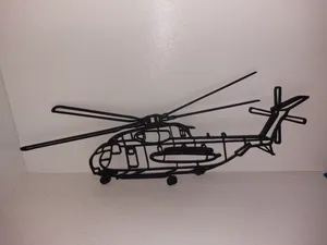 Sikorsky Ch-53 King Stallion helicopter silhouette