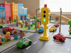 Fisher Price Little People Traffic Light