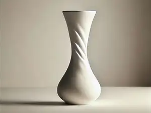 Twisted vase "Kalina"