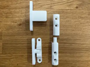 Furniture for mosquito door frame 17×25 mm
