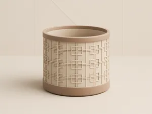 Planter Bamboo Square 