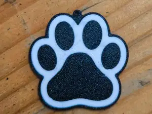 keychain Dog paw