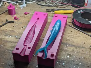 10cm V-Tail "Swallow" Lure Mold – Catch Your PB!