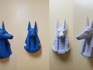 Anubis Bust--Egyptian Statue (Wall Mount/Tabletop)