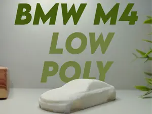BMW M4 Low Poly
