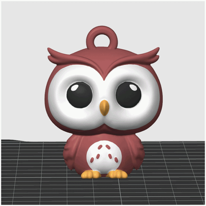 Tiny Owl Keychain