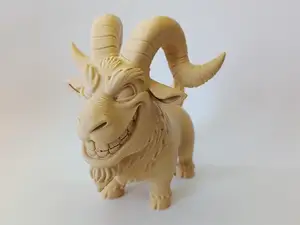 Widder "Horn Grin" mit wildem Fantasy Charme