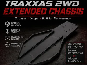 Traxxas Slash / Rustler 2WD LCG Extended Chassis