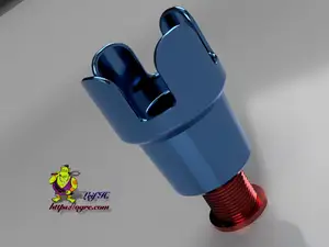 Car cup holder for cups with a handle