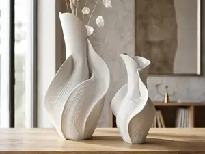Serenora Spiral Vase – Elegant Decorative Vase