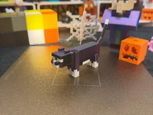 Minecraft Cat NO AMS EASY TO PRINT