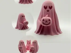 Halloween Ghost & Pumpkin