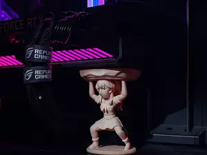 Anime Girl – GPU Support Stand – Statue