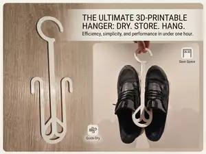 The ultimate space-saving shoe hanger and dryer