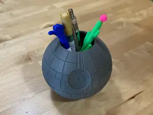 Star Wars Inspired Death Star Pen Holder / Planter