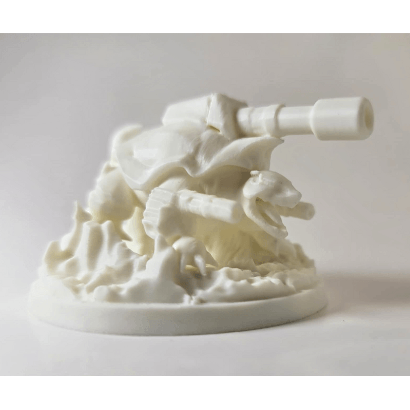 Water Cannon Tortoise Beast with Wave Base