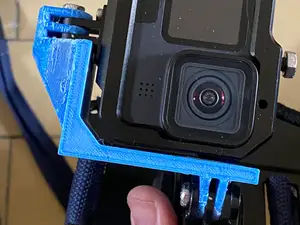 soporte vertical gopro con carcasa de aluminio