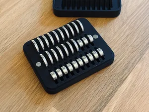 Button Cell Battery Storage Box – LR44 & CR2032