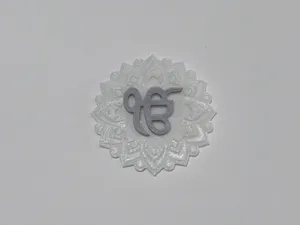 Ik Onkar in Mandala Pattern