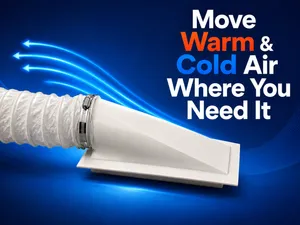 Floor Vent 4" HVAC Air Duct Adapters