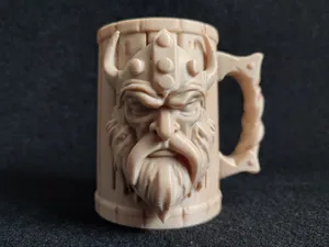 Wooden Viking Tankard