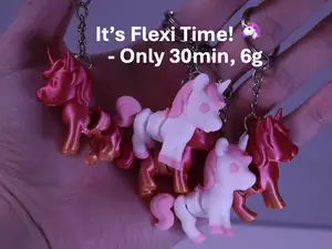 Flexi Unicorn - Keychain