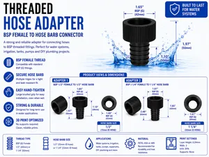 Threaded Hose Adapter – BSP Female Connector