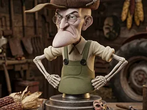 Ustas | Courage The Cowardly Dog show | Figurine