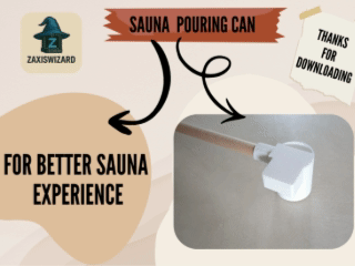 Aufgusskanne für Sauna, Rechtshändig