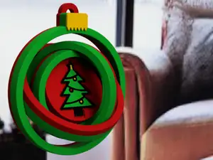 Christmas Tree Gyro - Decoration & Fidget Spinner